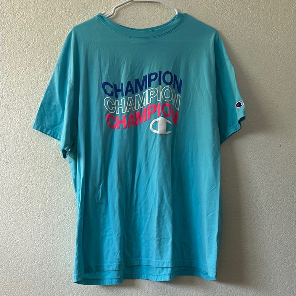 Champion Teal Tshirt